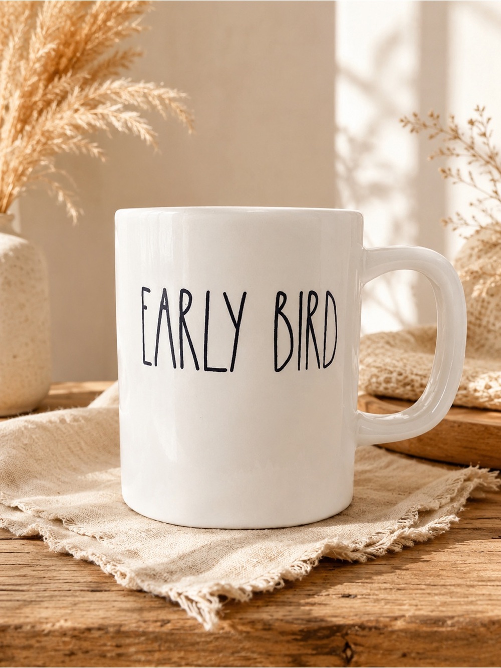 Rae Dunn Early‎ Bird Mug Farmhouse Coffee Cup